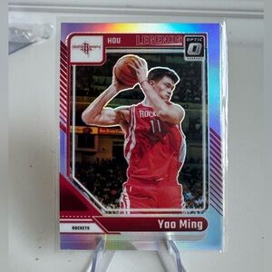 2024 2025 Panini Donruss Optic Prizm Yao Ming Legends. Mint condition